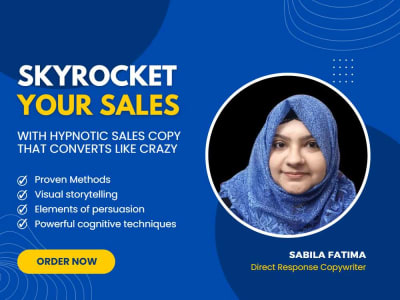 A high-converting persuasive sales copy - hypnotic sales copywriting