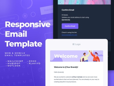 Responsive HTML email template newsletter | Upwork