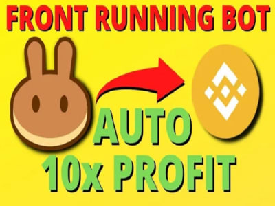 Build front running bot,sniper bot,arbitrage bot, mev bot,sandwich bot,