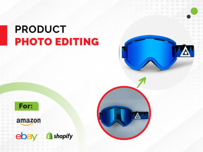 Any kind of product photo editing and background removal services