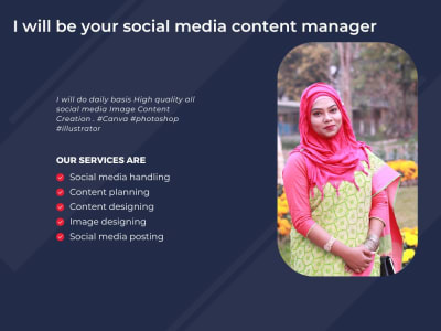 Social Media Content manager
