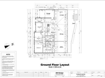 An accurate & detailed 2D CAD Floor Plan for your project.