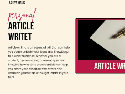 A fantastic article on any topic you want in french English and dutch