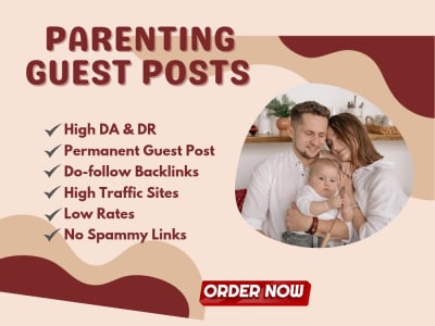 Guest post on Family, Parenting, baby and kids on High DR blogs