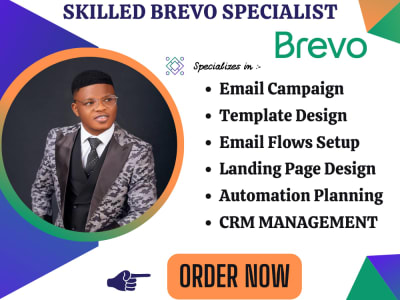 Get Brevo sendinblue  campaign, email marketing template design automations