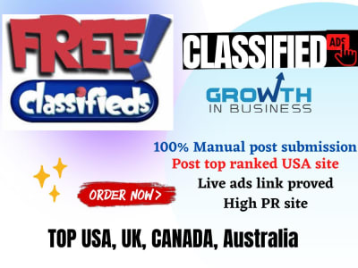 Post ads on the top rank, classified ads posting sites in the worldwide