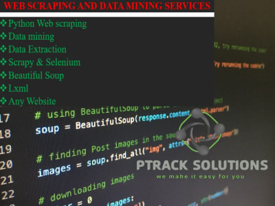 Fast web scraping and data mining from any website using Python | Upwork