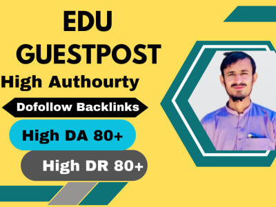 Edu guest post on top university site, Dofollow Edu backlinks