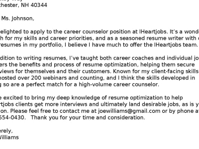 Bilingual Cover Letter Writer and Translator