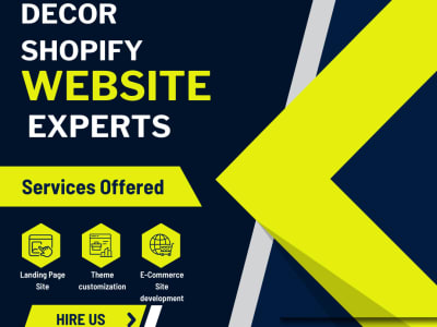 Redesign Shopify theme store website