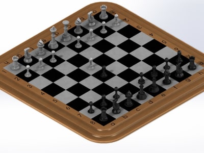 A fantastic 3d printable chess set | Upwork