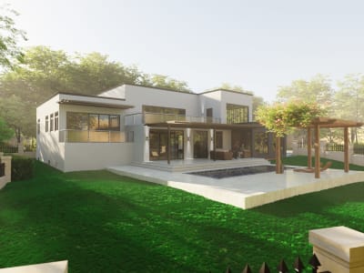 Exterior design, Landscape 3D rendering & Walkthrough for your building
