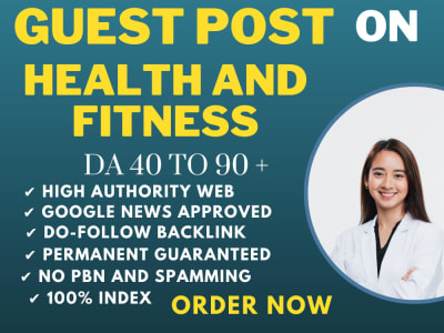 A health guest post on high-authority health blogs