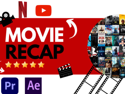30 pre made trendy movie recap for your youtube channel