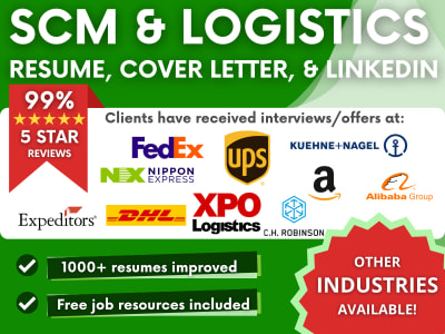 An ATS-Compliant Supply Chain & Logistics Resume within 24 hours!