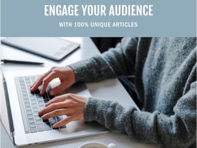 An engaging 500-2000 words 100% unique article for blogs and social media!