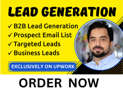 B2B lead generation, LinkedIn lead generation, Prospect Email List Building