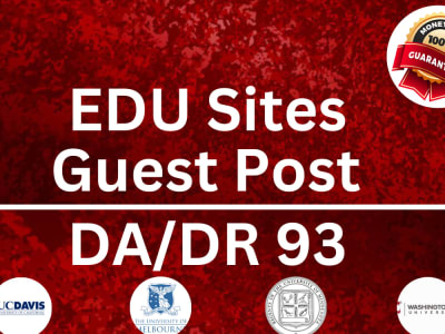 Publish do follow guest post on 35 edu sites da 90 plus