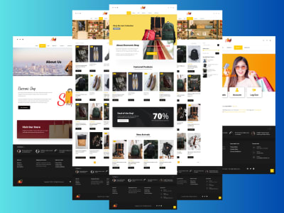 Modern and mobile friendly woo commerce WordPress website | Upwork