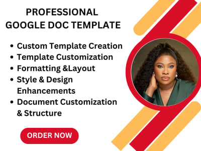 Gorgeous and professional google doc template