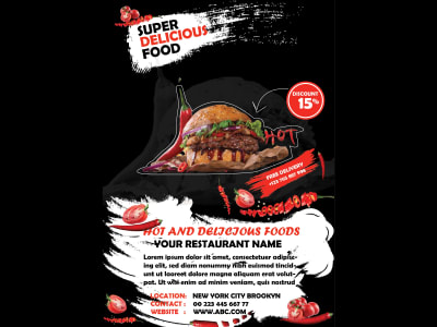 Creative Delights: Restaurant Flyer & Menu Design Upwork