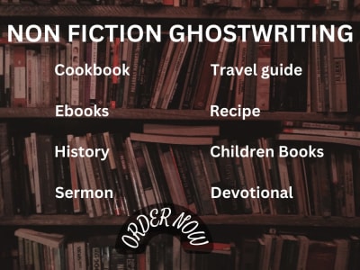 Children, Travel Book & E-book from a TOP Ghostwriter, Writer & Writing