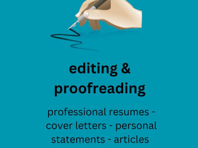 An improved sleek and professional resume/cover letter within 48 hours