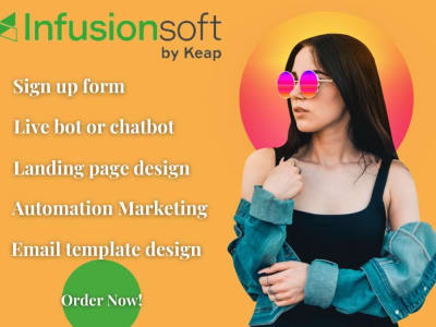 Keap landing page infusionsoft marketing automation keap webform