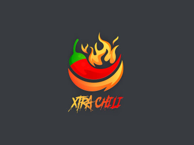 Attractive fast food, cafe, BBQ, chef restaurant logo design