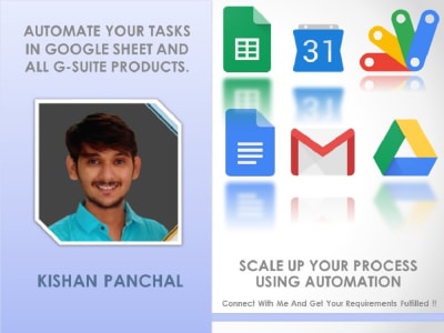 Automate your tasks in Google sheet