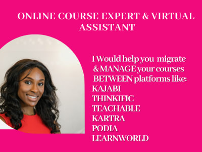 Your course and websites migrated between LMS like Kajabi, Thinkific, podia
