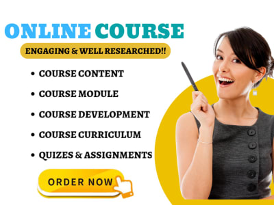 Detailed course content, structured course scripts, and eLearning materials