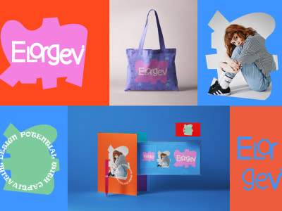 Bold innovative creative logo & brand identity with brand style guidelines