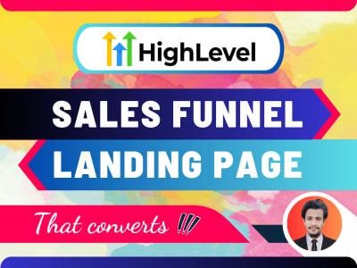 High converting sales funnel in GoHighLevel / GHL Landing Page Expert