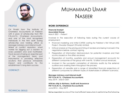 ATS Resume | Cover letter | Unlimited revisions | Word File
