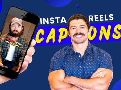Instagram reels in Alex Hormozi captions