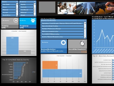 Your excel data turned into an interactive dashboard | Upwork