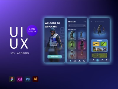 Game or App assets designed for you (UI/UX, Unity 3D/2D )