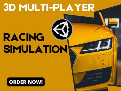 A 3D multiplayer car racing simulation