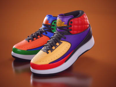 Shoes sneakers and footwear design for your brand or a game second life