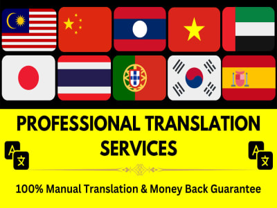 Translate from English, Korean, Chinese, Japanese, and Thai