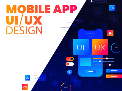 Mobile UI/UX designer, Mobile App design in Figma, Custom Mobile App ...