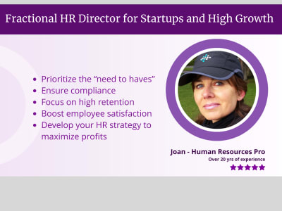 A fractional HR Director for your startup or high-growth company