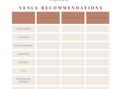 Three venue recommendations for your event