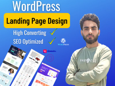 You will get WordPress Landing Page| Elementor Landing Page| Divi Landing Page|WordPress