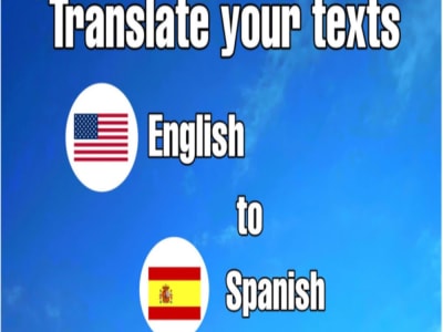 Translation English to Spanish just in 2hour | Upwork