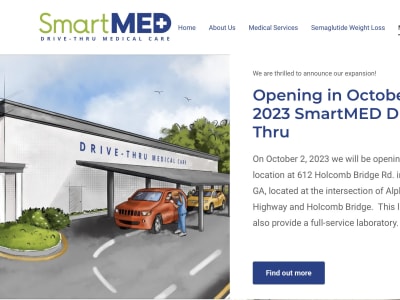 A conceptual elevation of the building for an advertising banner / Flyer