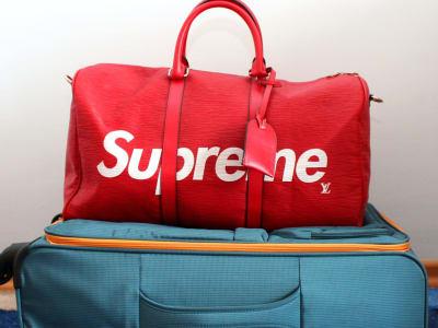 $30! SUPREME x LOUIS VUITTON DUFFEL BAG