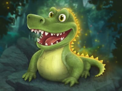 A Unique realistic 2D Game Character, digital art