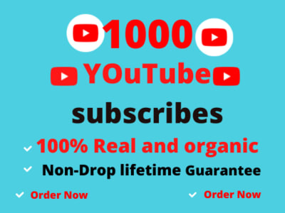 NonDrop Youtube Subscribers service& Views | For Your YouTube